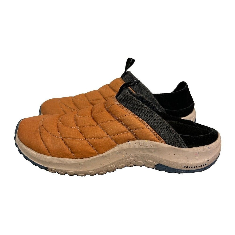 HOLO Eco Credimus Slip-On Shoes Pale Ale Quilted Collapsible Heel Men’s 10.5